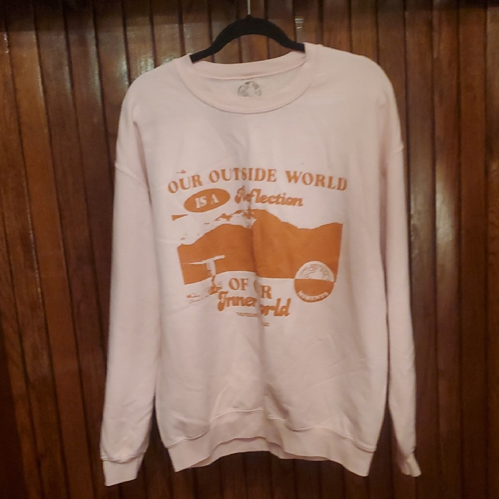3 For $18 MOMENTS Women's Pink Graphic Sweater
